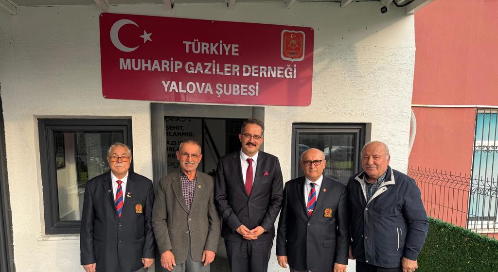 İl Müdürümüz Seçkin BİLİCİ’den Türkiye Muharip Gaziler Derneği Yalova Şubesine Ziyaret