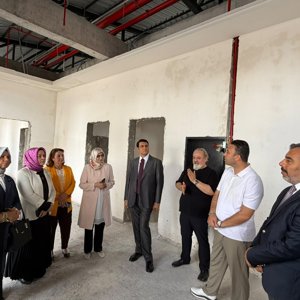 Yapımı Devam Eden Gaziantep Otizm Merkezi’nde İncelemelerde Bulunuldu - fotoğraf 2