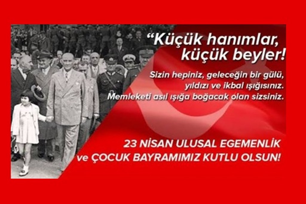 İl Müdürümüz Faruk UYSAL’ın 23 Nisan Ulusal Egemenlik ve Çocuk Bayramı Kutlama Mesajı.