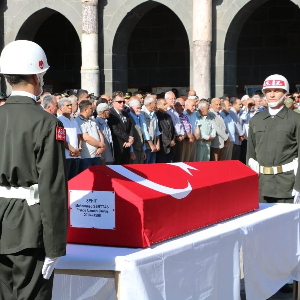 İl Müdürümüz Sn. Muzaffer AKÇAM,  Şehit Uzm. Çvş. Muhammed Serttaş'ın Cenaze Törenine Katıldı