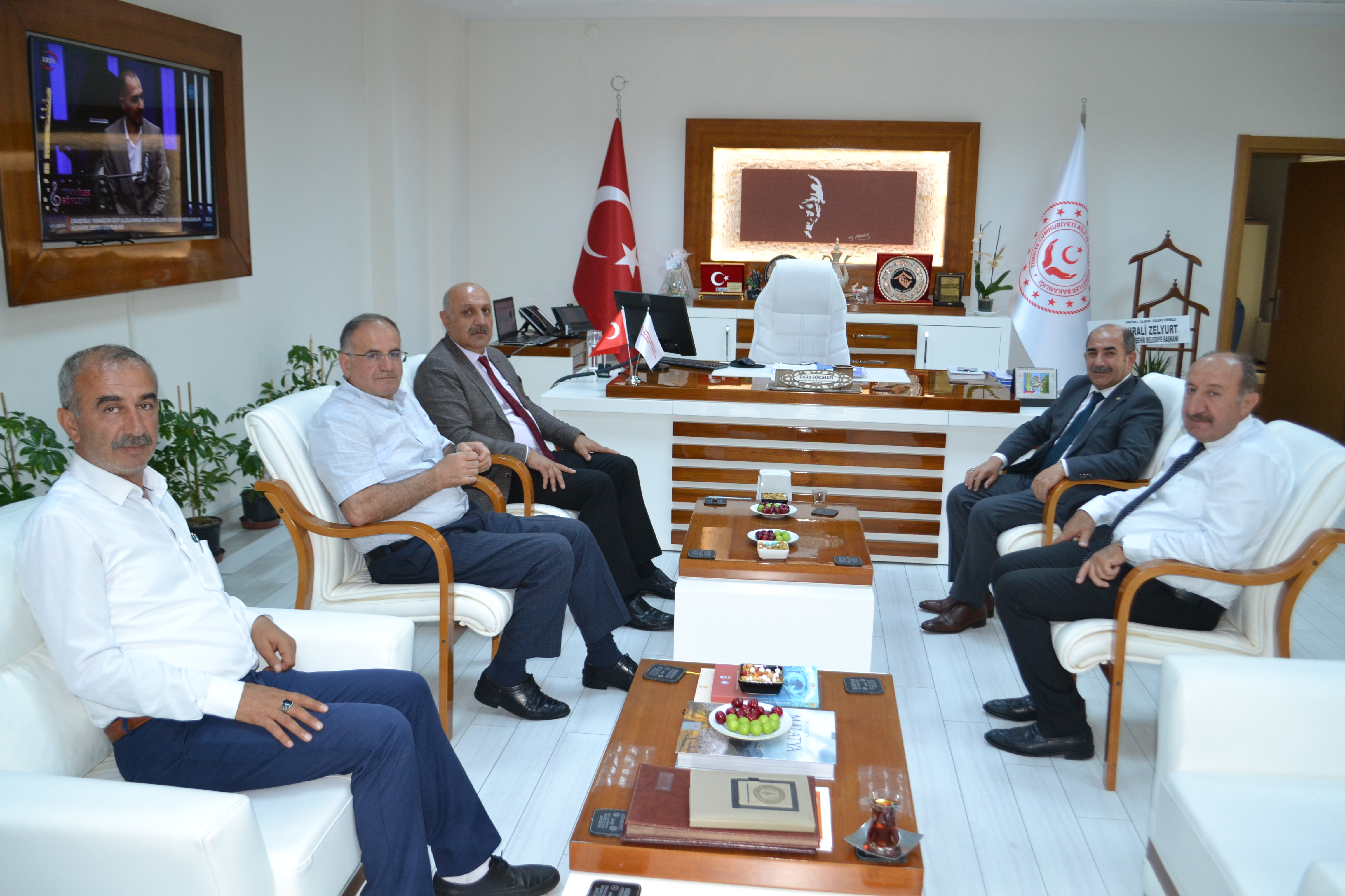 BAŞKAN ZELYURT İL MÜDÜRÜMÜZÜ ZİYARET ETTİ