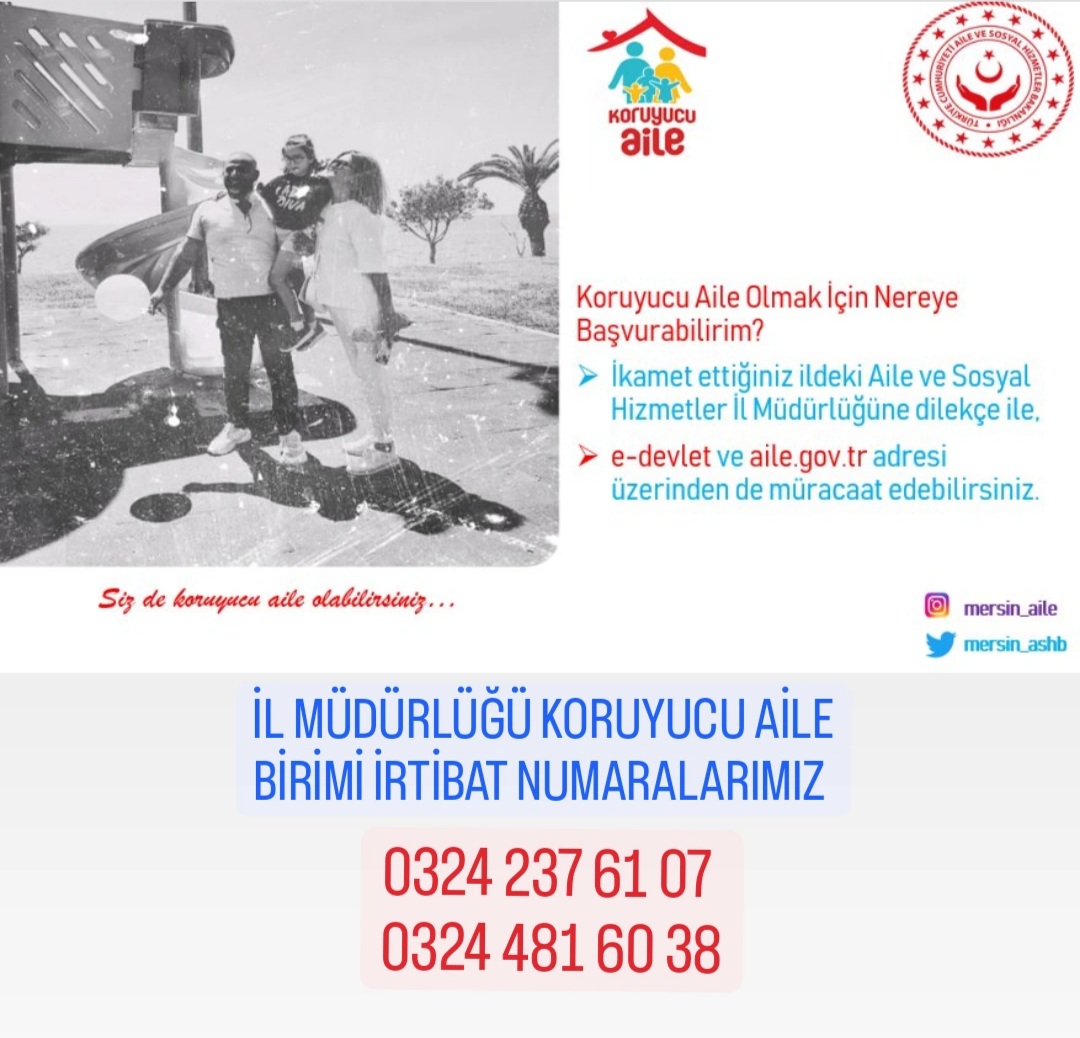 Haydi Mersin Koruyucu Aile Olalım