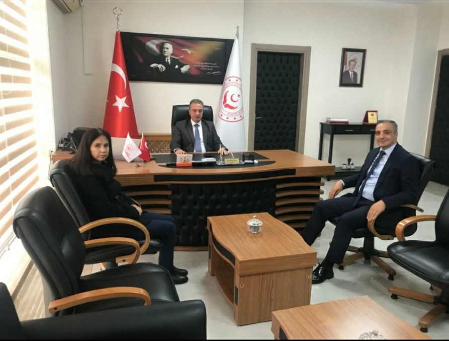 Amasya Ceza Evi Müdürü, İl Müdürümüz İbrahim BAŞ'ı ziyaret etti.