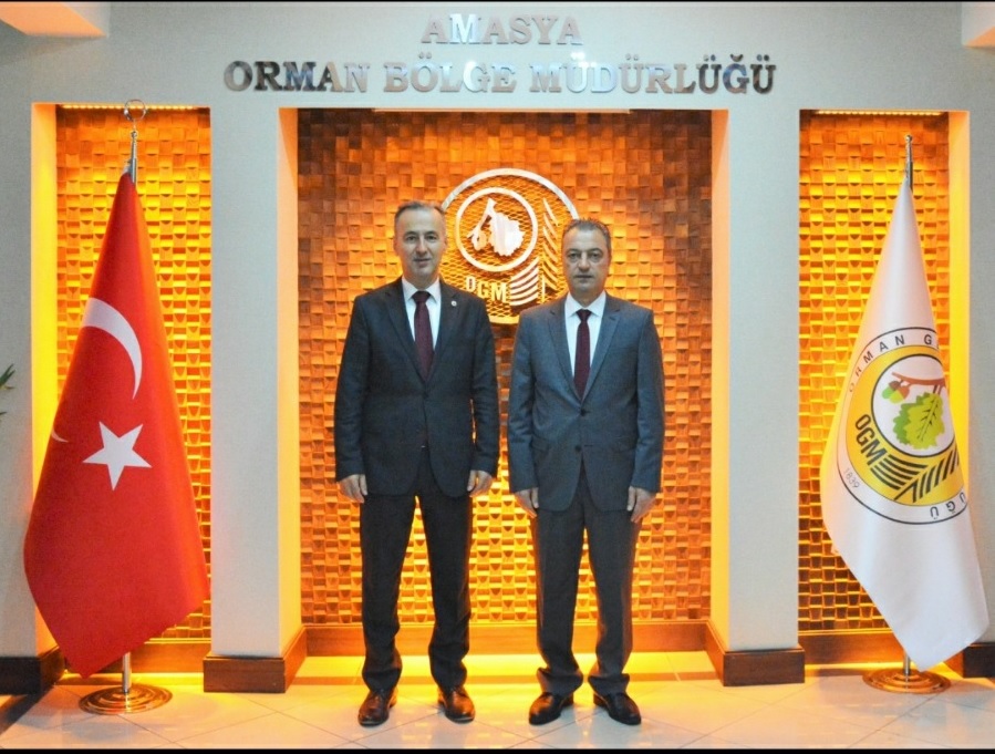 İl Müdürümüz İbrahim BAŞ, Amasya Orman Bölge Müdürünü Ziyaret Etti.