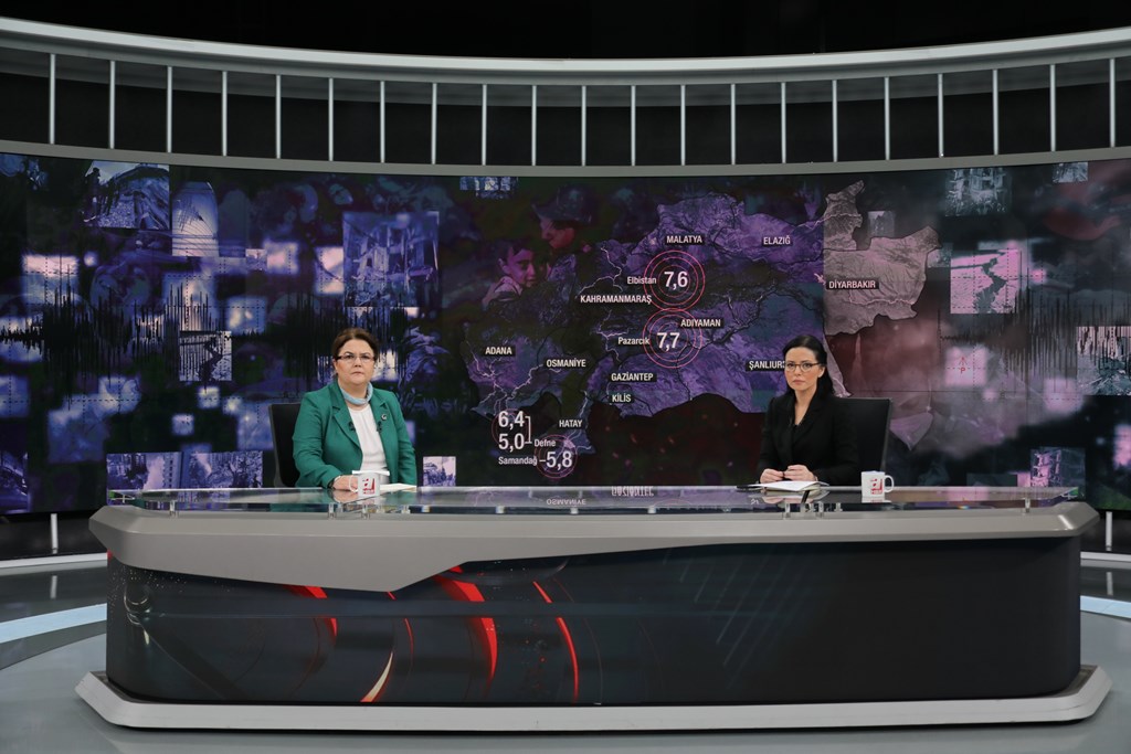 Our Minister Derya Yanık Participated in A News Live Broadcast