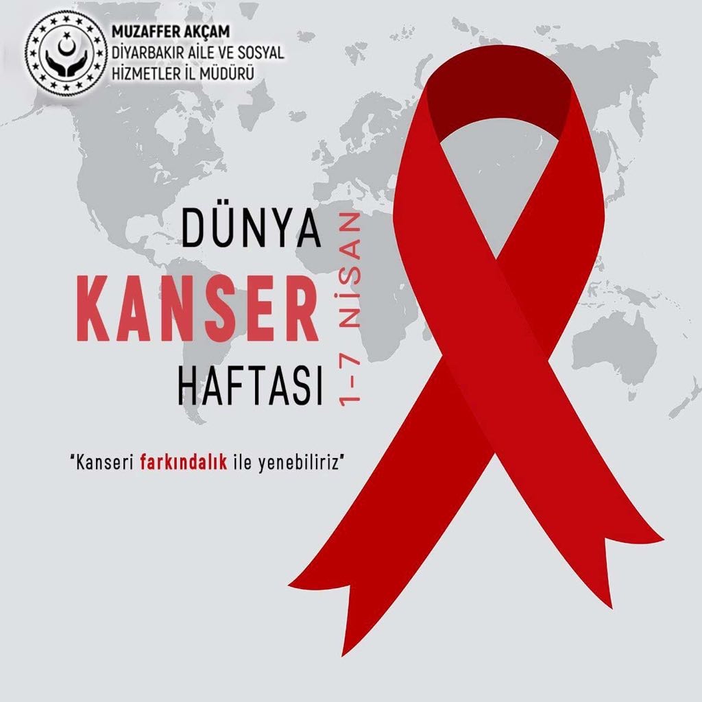İl Müdürümüz Sn. Muzaffer AKÇAM'ın Kanser Haftası Mesajı