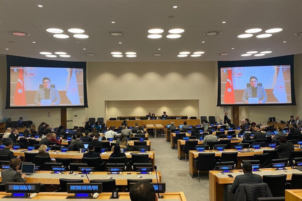 Bakanımız Derya Yanık, BM Yaşlanma Açık-Uçlu Çalışma Grubunun 13'üncü Oturumunda Ülke Beyanını Sundu