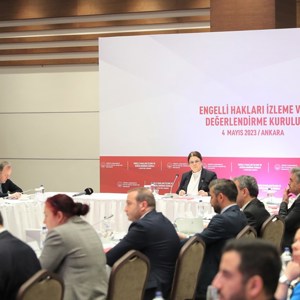 Minister Derya Yanık attended the first Monitoring and Evaluation Board on the Rights of Persons with Disabilities meeting of 2023 - fotoğraf 1