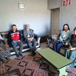 Sosyal, Ekonomik Destek yardımından faydalanan ve Evde Bakım hizmetlerinden yararlanan ailelerimiz ziyaret edildi. - fotoğraf 1