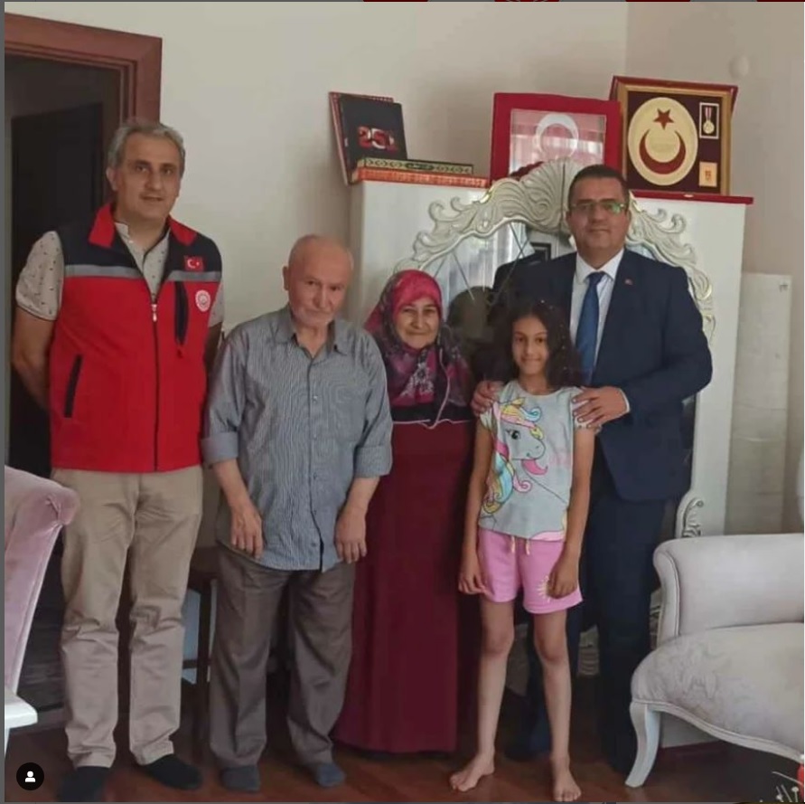 15 Temmuz Şehidimiz Ahmet ÖZSOY'un kardeşi Mehmet ÖZSOY'u ziyaret.