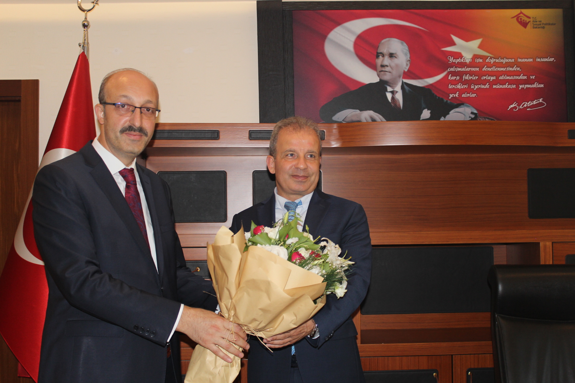 Başkanlığımızda Devir Teslim