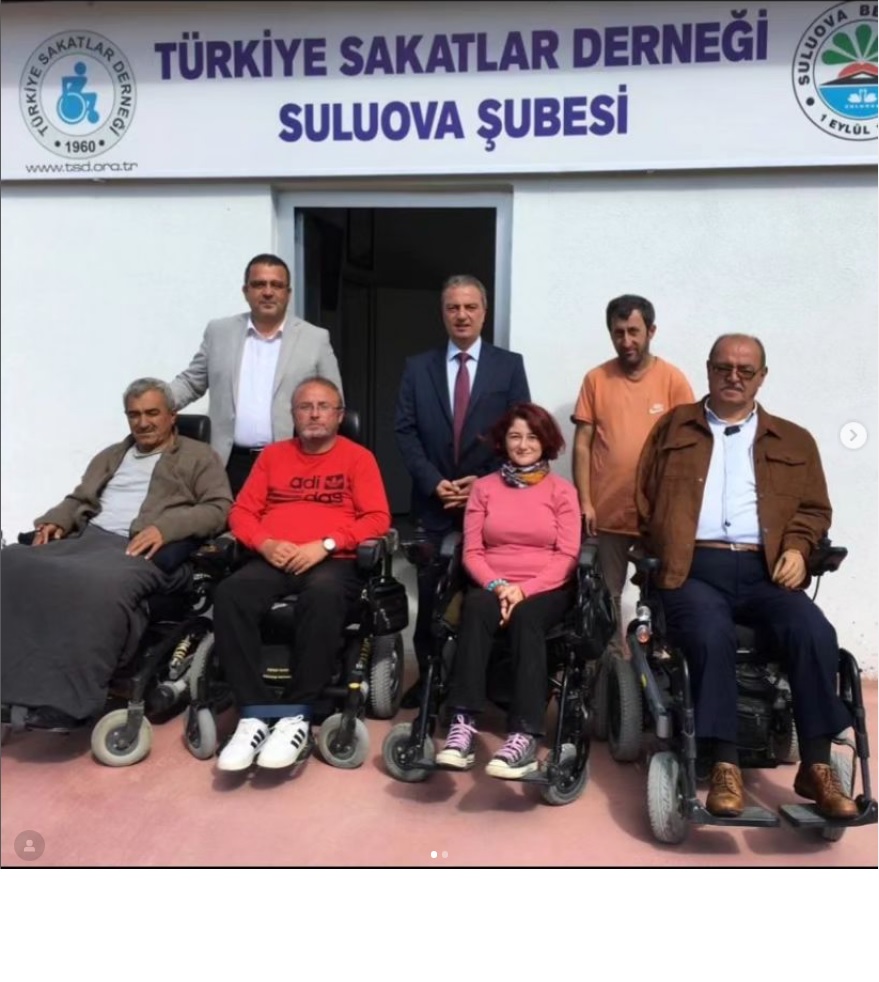 Türkiye Sakatlar Derneği Suluova Şubesine ziyaret.