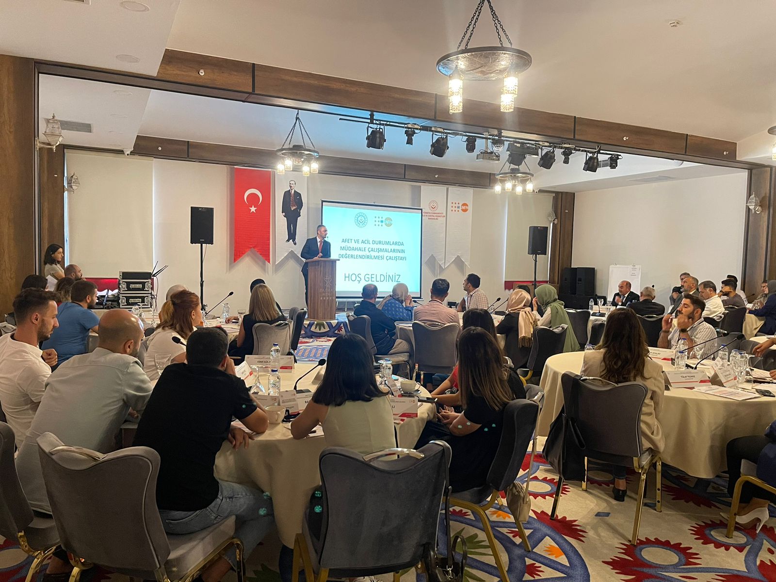 Genel Müdürlüğümüz Göç Afet ve Acil Durumlarda Psikososyal Destek Daire Başkanlığı koordinasyonunda ve UNFPA işbirliğinde “Afet ve Acil Durumlarda Müdahale Çalışmalarının Değerlendirilmesi Çalıştayı” Mardin’de gerçekleştirildi