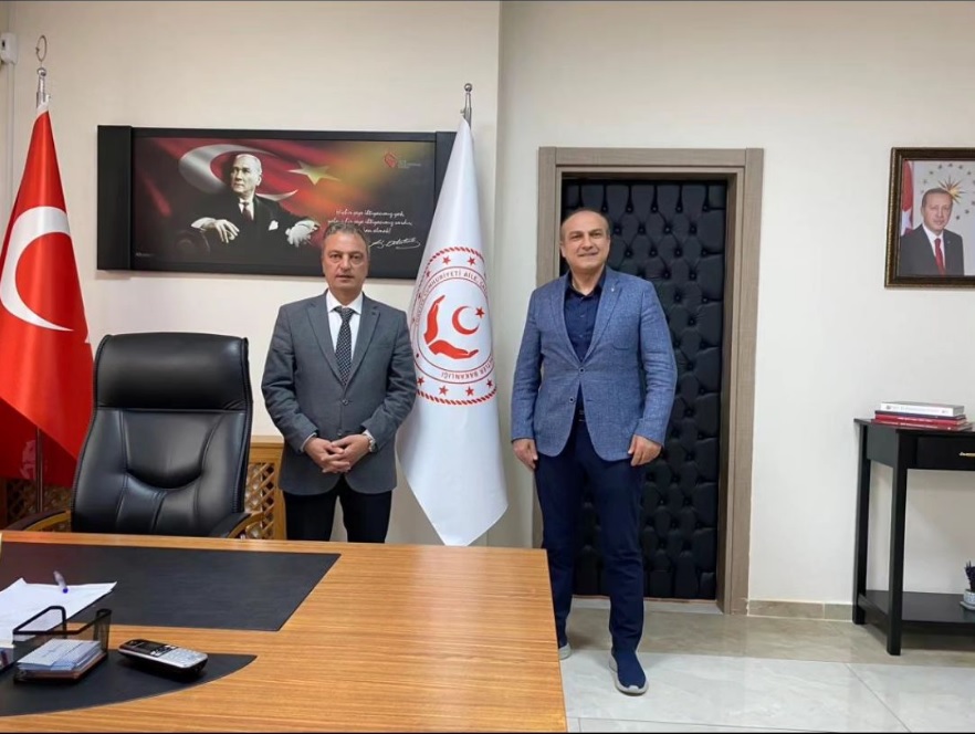 Amasya Ticaret ve Sanayi Odası Başkanı Sayın Murat KILANGIÇ, İl Müdürümüz İbrahim BAŞ'I ziyaret etti.