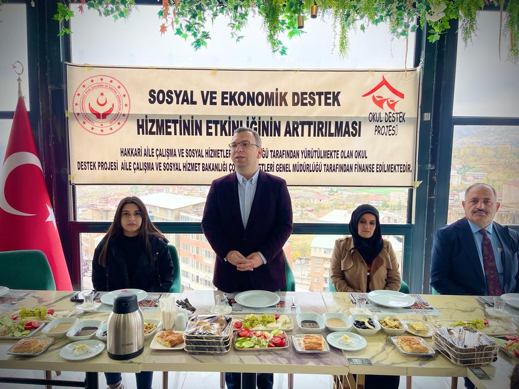 Okul Destek Projesi Kapsamında Kahvaltı Etkinliği Düzenlendi