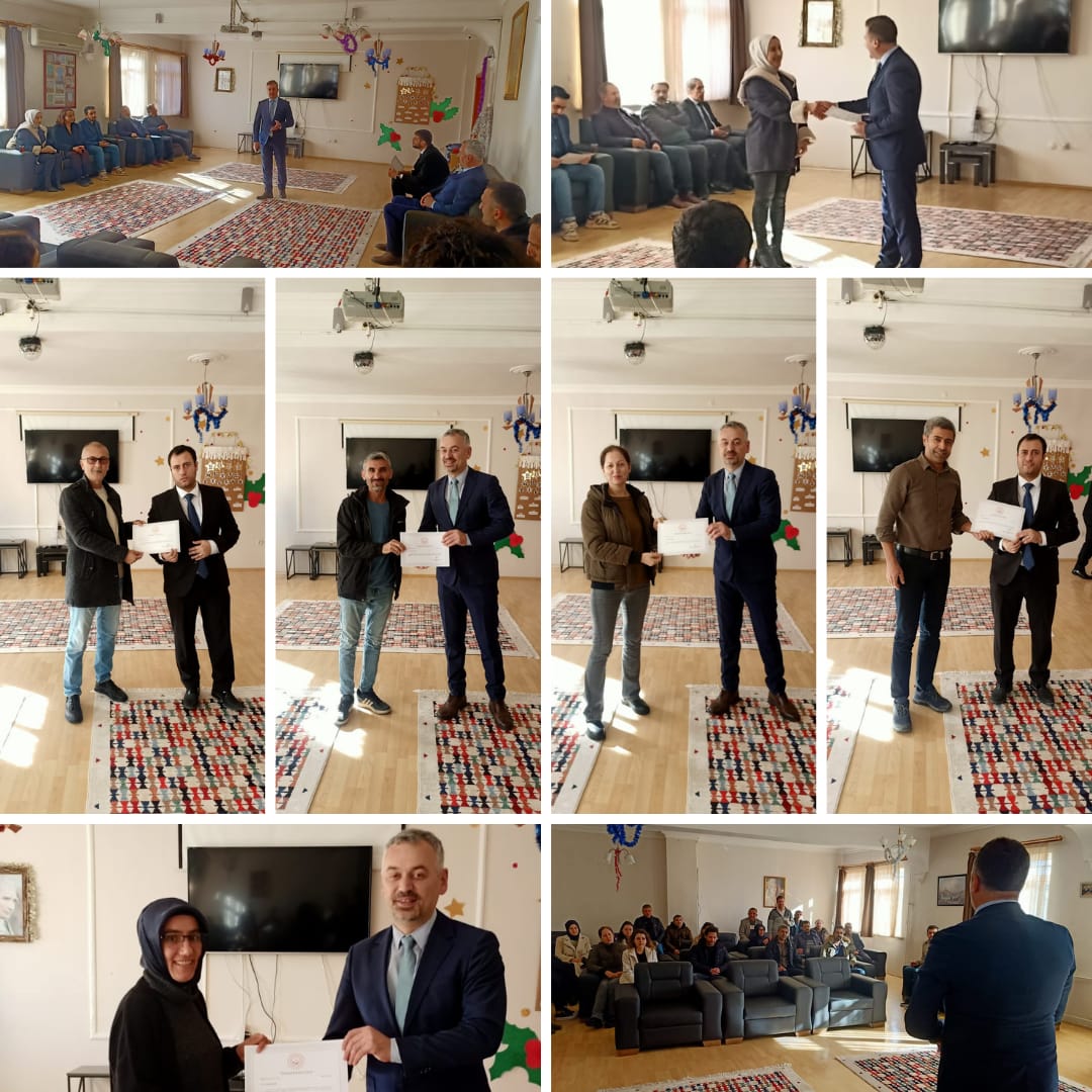 Deprem Bölgesinde Görev Alan Personellerimize Bakanlığımız Tarafından Teşekkür Belgesi Verildi