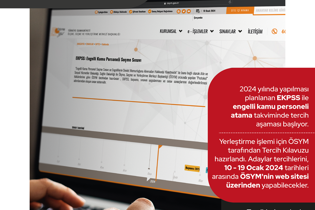 The Ministry will appoint 2.392 Persons with Disabilities to Public Institutions