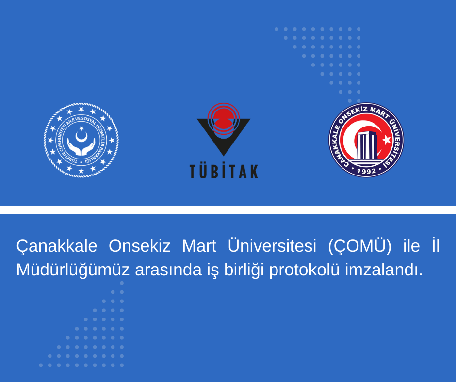 Çanakkale Onsekiz Mart Üniversitesi (ÇOMÜ) ile İl Müdürlüğümüz arasında iş birliği protokolü imzalandı.