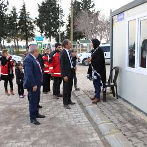 Depremde Evlerini Kaybeden Depremzede Ailelerimizi Ziyaret Ettik. - fotoğraf 1