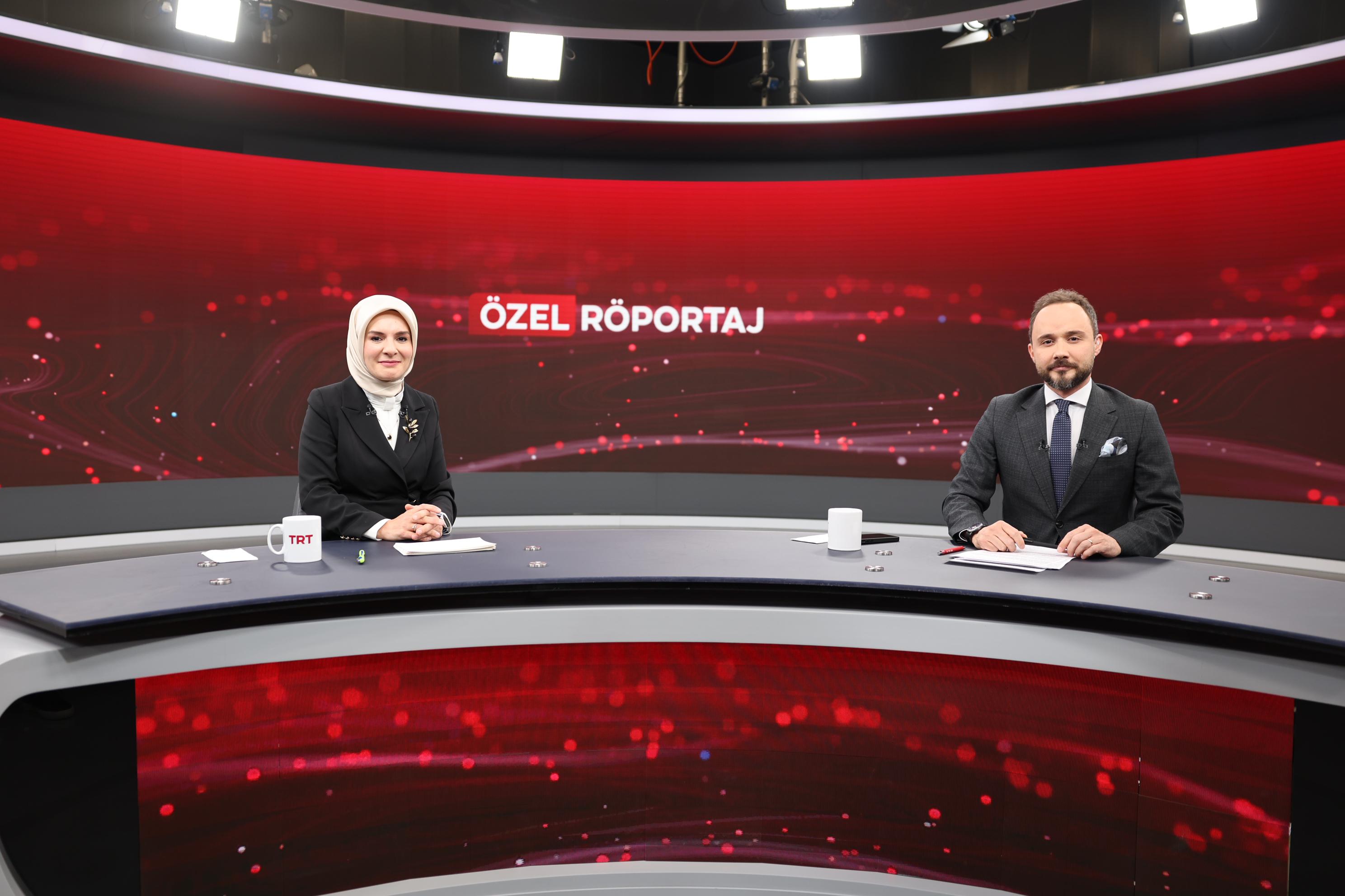 Bakanımız Mahinur Özdemir Göktaş TRT Haber Canlı Yayına Katıldı