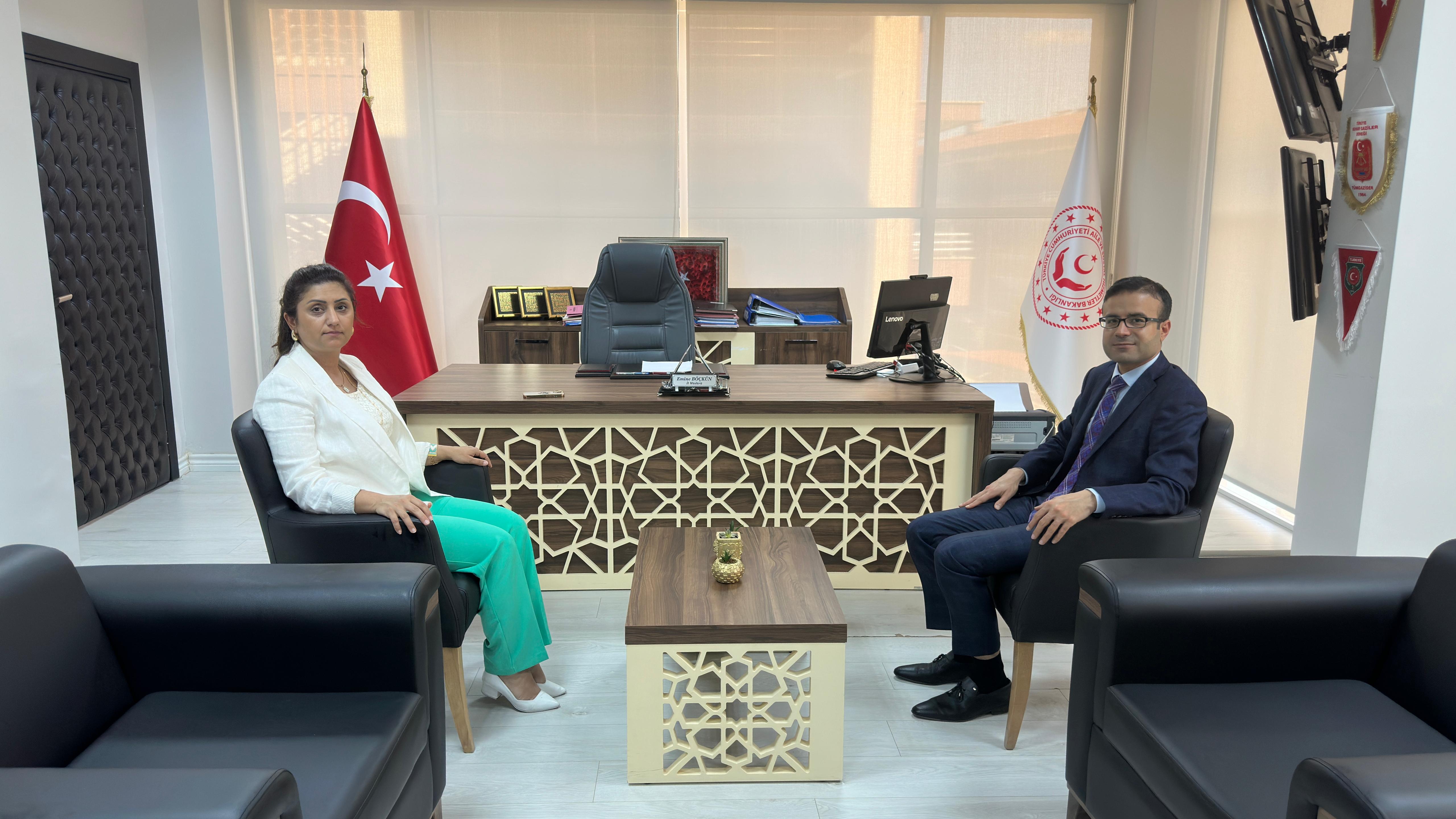 Adli Yargı İlk Derece Mahkemesi Adalet Komisyon Başkanı Kurumumuza Ziyaret Gerçekleştirdi