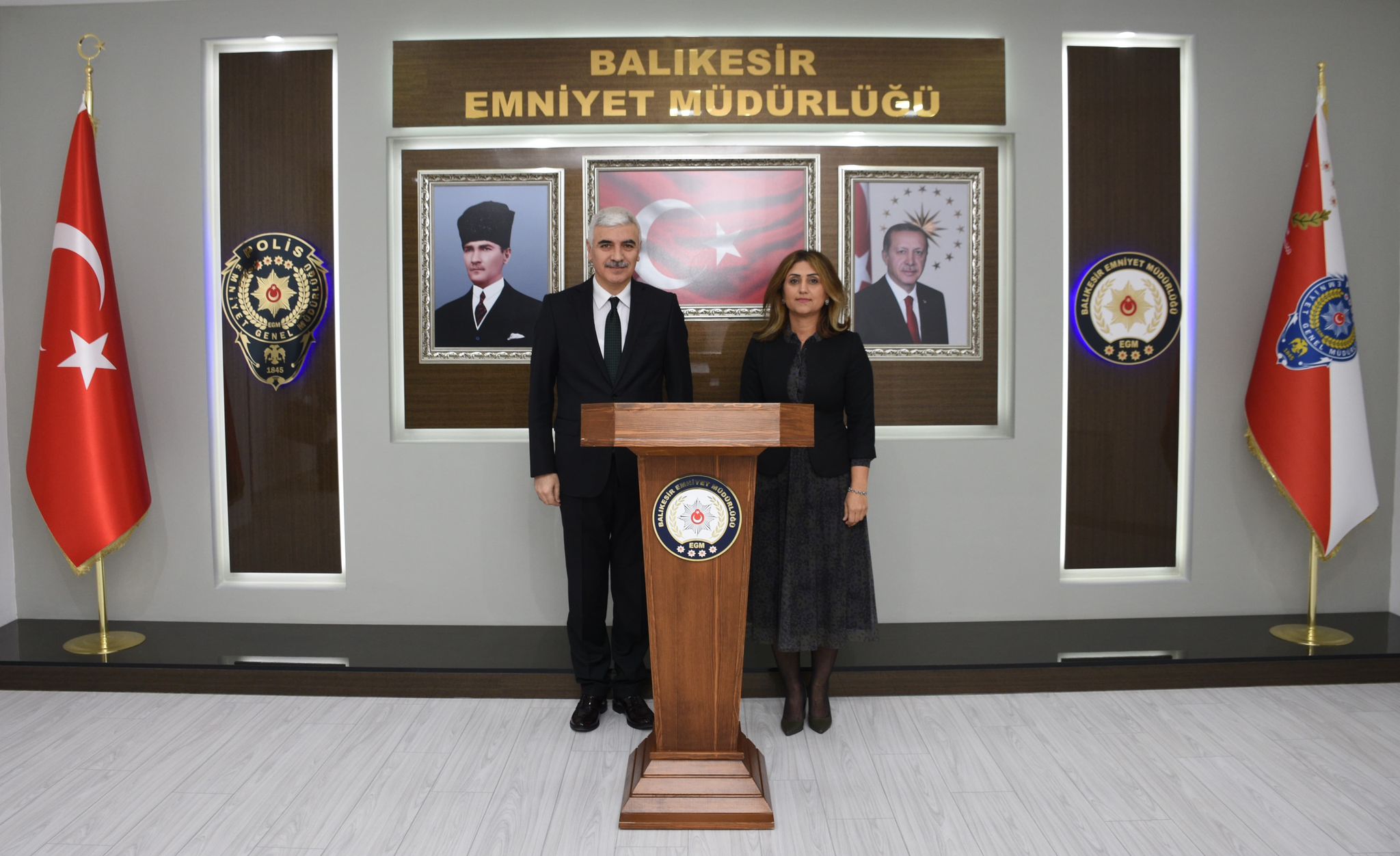 İl Emniyet Müdürü Sayın Hasan YİĞİT’e Makamında İadeiziyaret