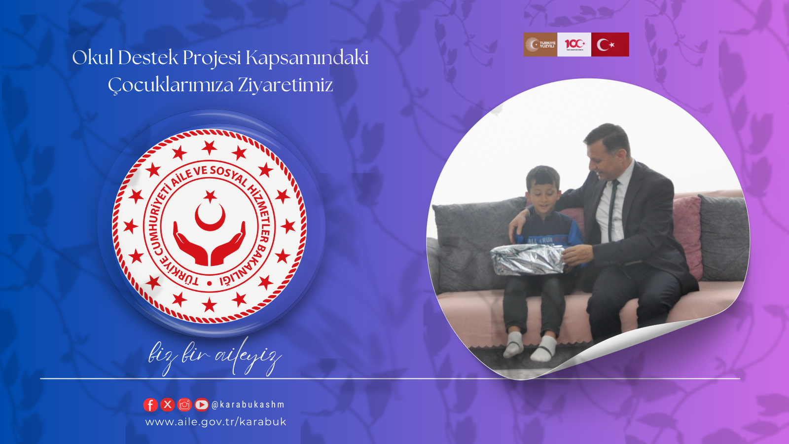 Okul Destek Projesi Kapsamındaki Çocuklarımıza Ziyaretimiz