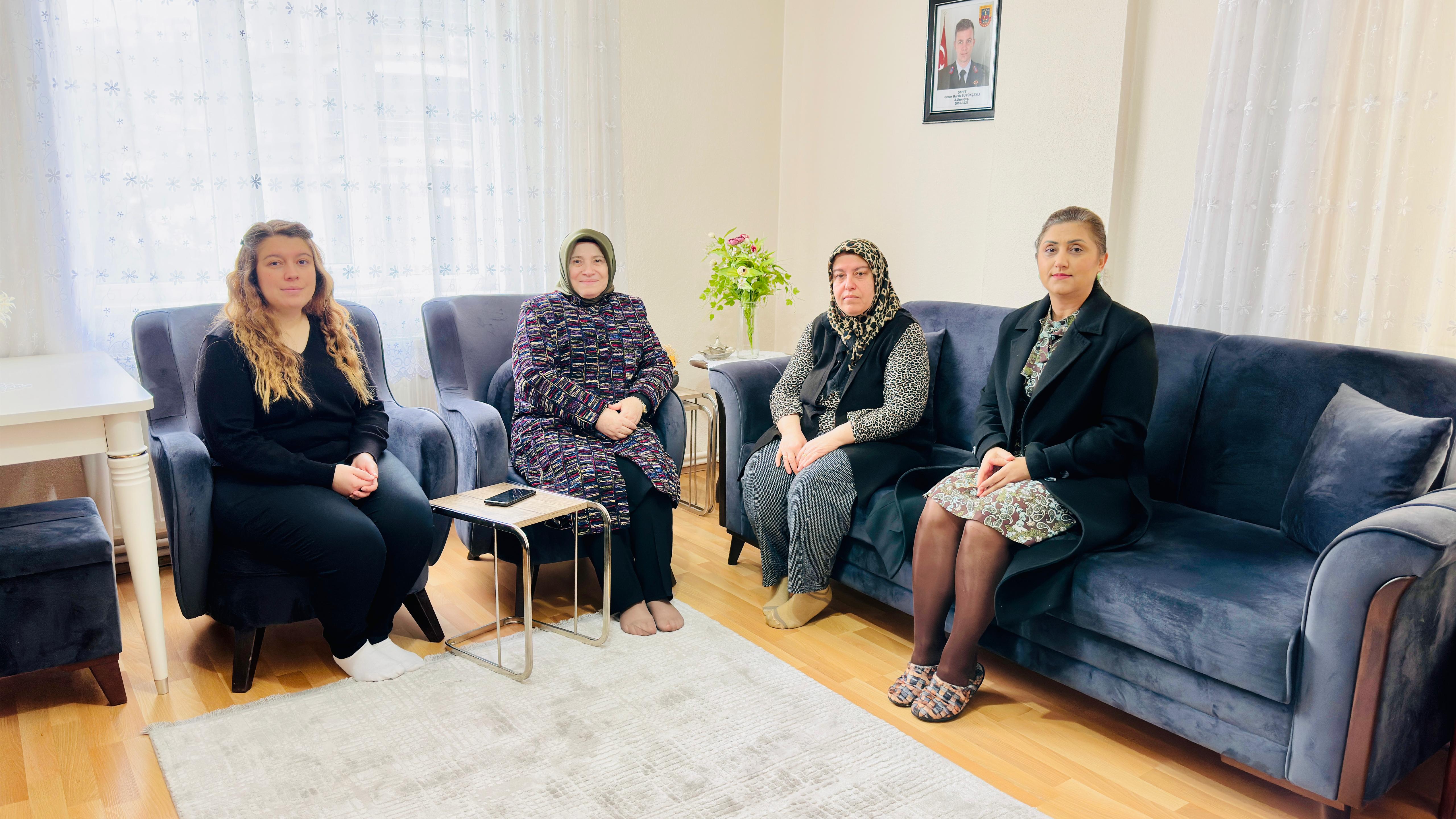 Şehidimiz Orhan Burak BÜYÜKÇAYLI'nın Ailesine Ziyaret