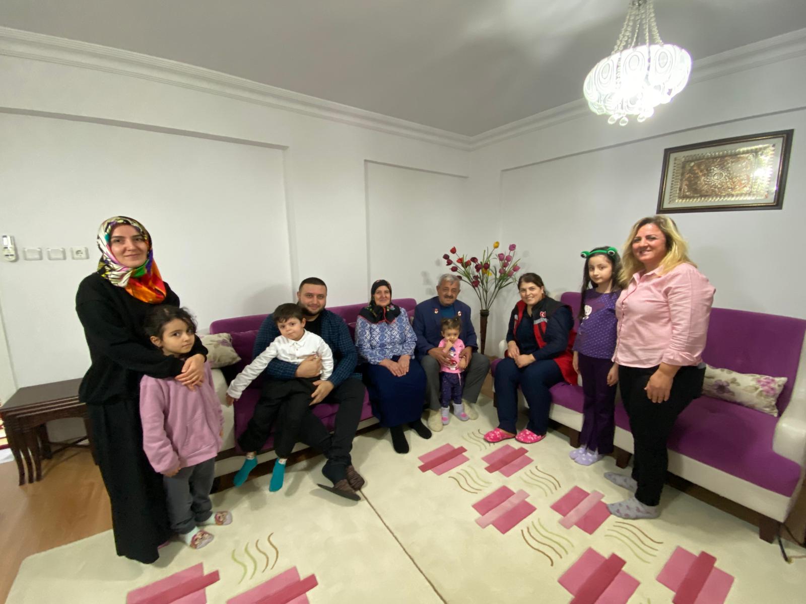 Kıbrıs Gazisi Ahmet İSMAİLOĞLU evinde ziyaret edildi.