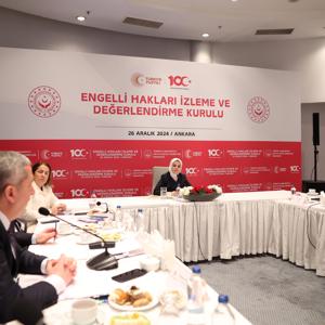 Aile ve Sosyal Hizmetler Bakanımız Göktaş, Engelli Hakları İzleme ve Değerlendirme Kurulu Toplantısı'na Başkanlık Etti - fotoğraf 10