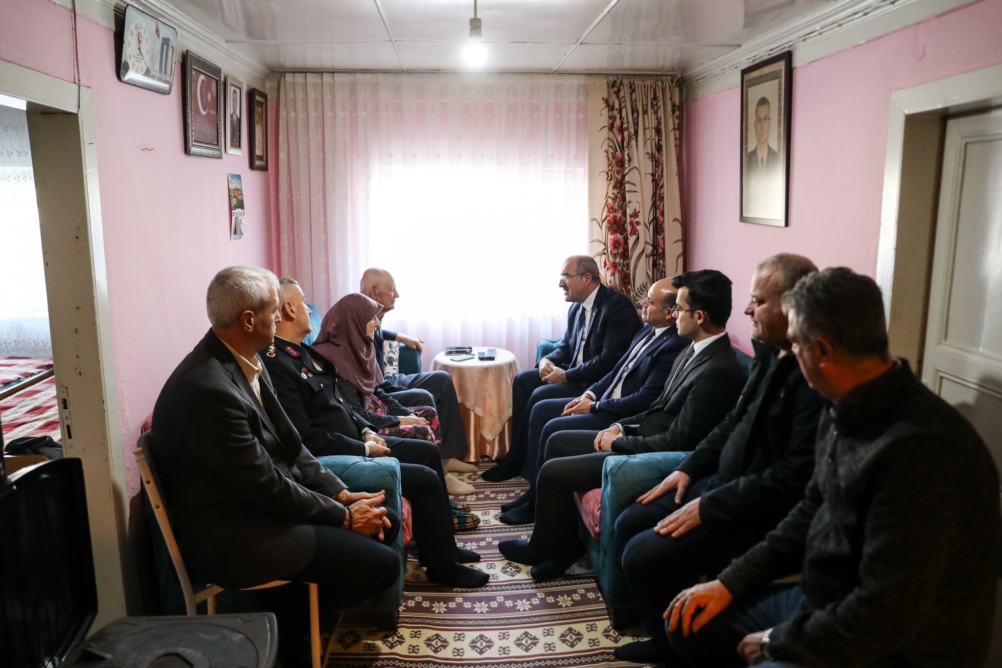 Şehit Binbaşı Ercan KURT'un Değerli Ailesi Ziyaret Edildi