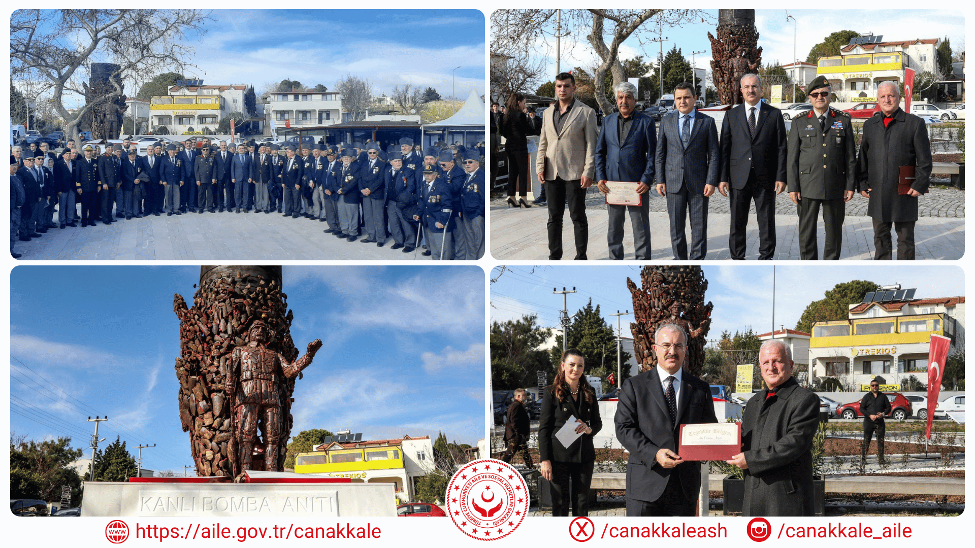 Kanlı Bomba Anıtı Açılışı