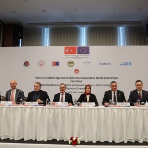 "Kadın ve Çocukların Depremlerin Etkilerinden Korunmasına Yönelik Destek Projesi" imza töreni düzenlendi - fotoğraf 1