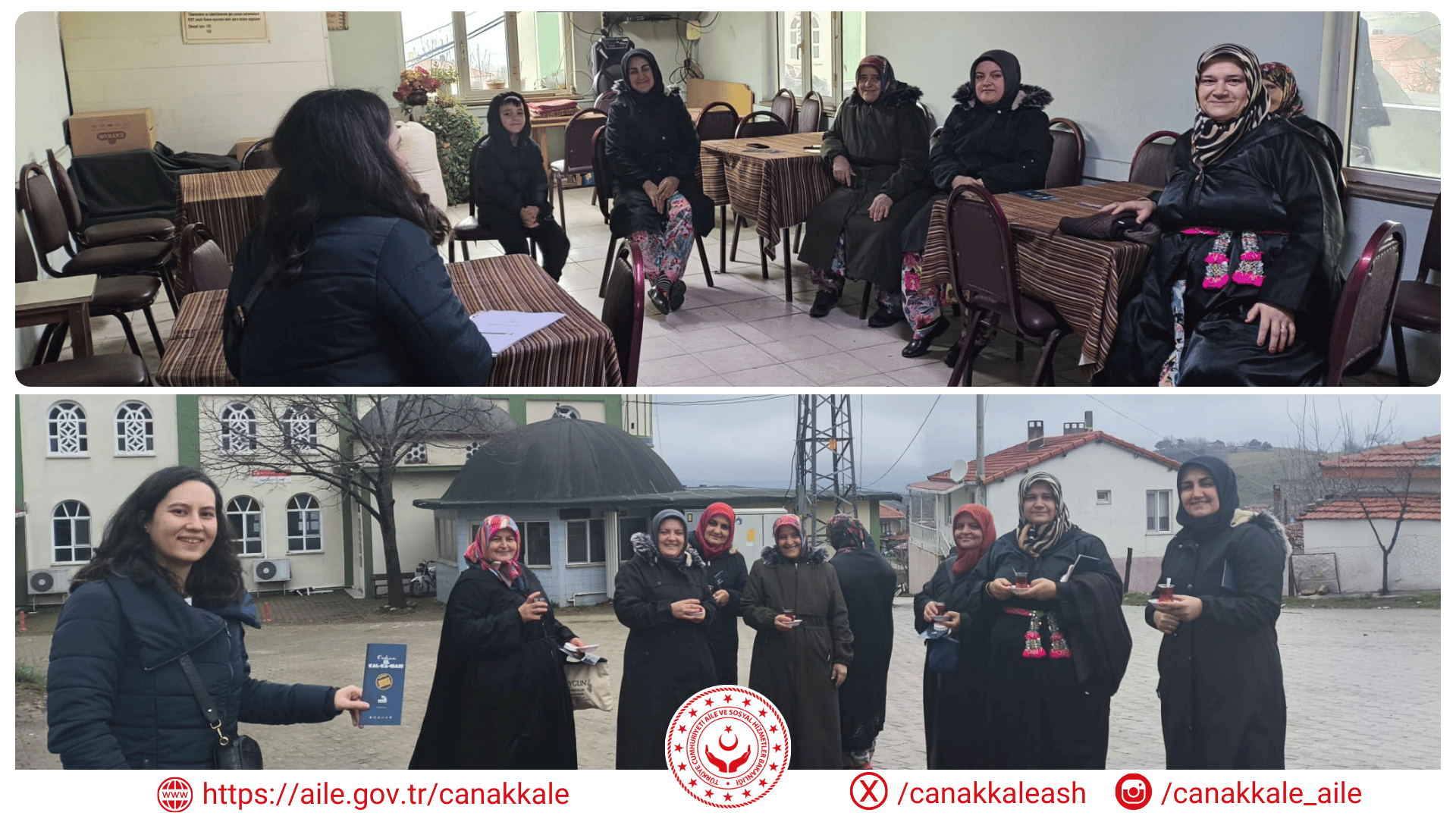 Biga Elmalı Köyü’nde Kadına Yönelik Şiddetle Mücadele Farkındalık Eğitimi Düzenlendi