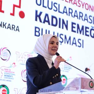 Aile ve Sosyal Hizmetler Bakanımız Göktaş, 14. Uluslararası Kadın Emeği Buluşması'nda katıldı - fotoğraf 1