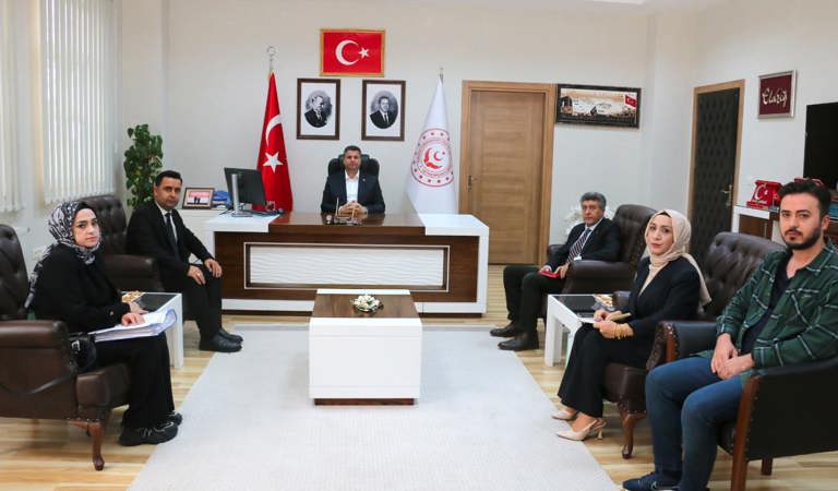 Gaziantep Büyükşehir Belediyesi Şube Müdürü Eyyüp Yıldız ve Proje Ekibinden İl Müdürümüz Serdar DEMİRCİ’ye Ziyaret