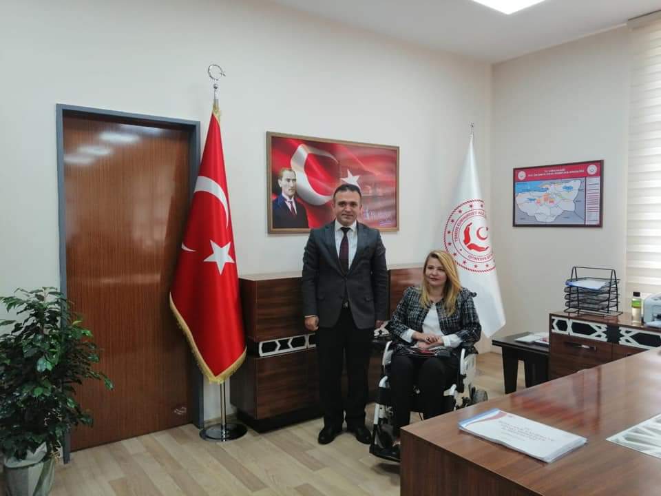 Sayın Bennur KARABURUN’ dan İl Müdürü Hasan YILMAZ’a Ziyaret