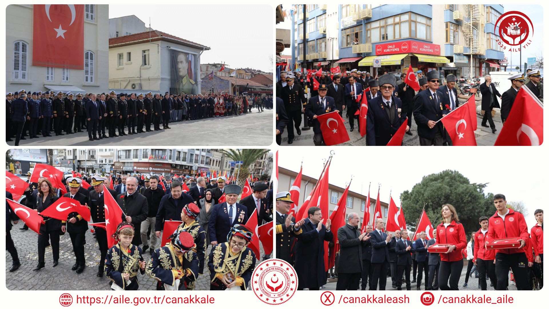 18 Mart Şehitleri Anma Günü ve Çanakkale Deniz Zaferi’nin 110. Yıl Dönümü Açılış Töreni