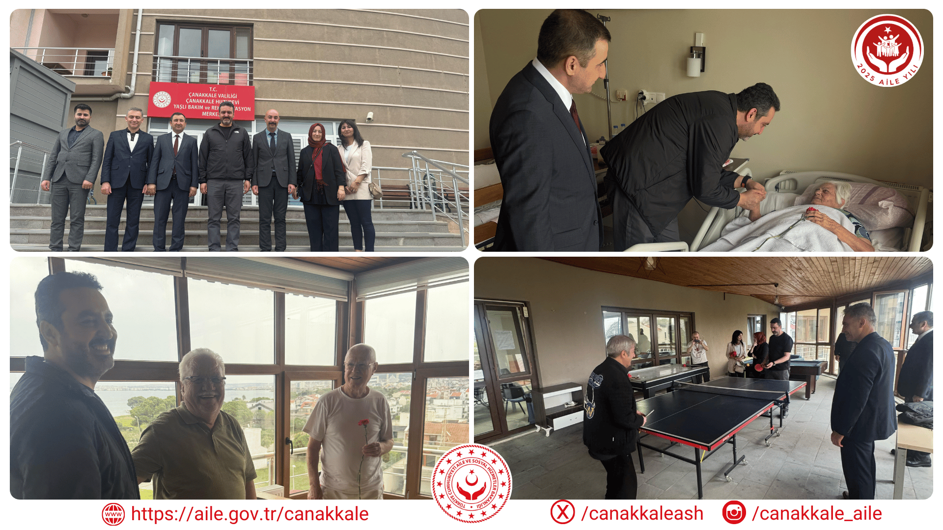 18-24 Mart Yaşlılara Saygı Haftası Vesilesiyle, Çanakkale Huzurevi Yaşlı Bakım Ve Rehabilitasyon Merkezinde Büyüklerimizi Ziyaret Ettik.