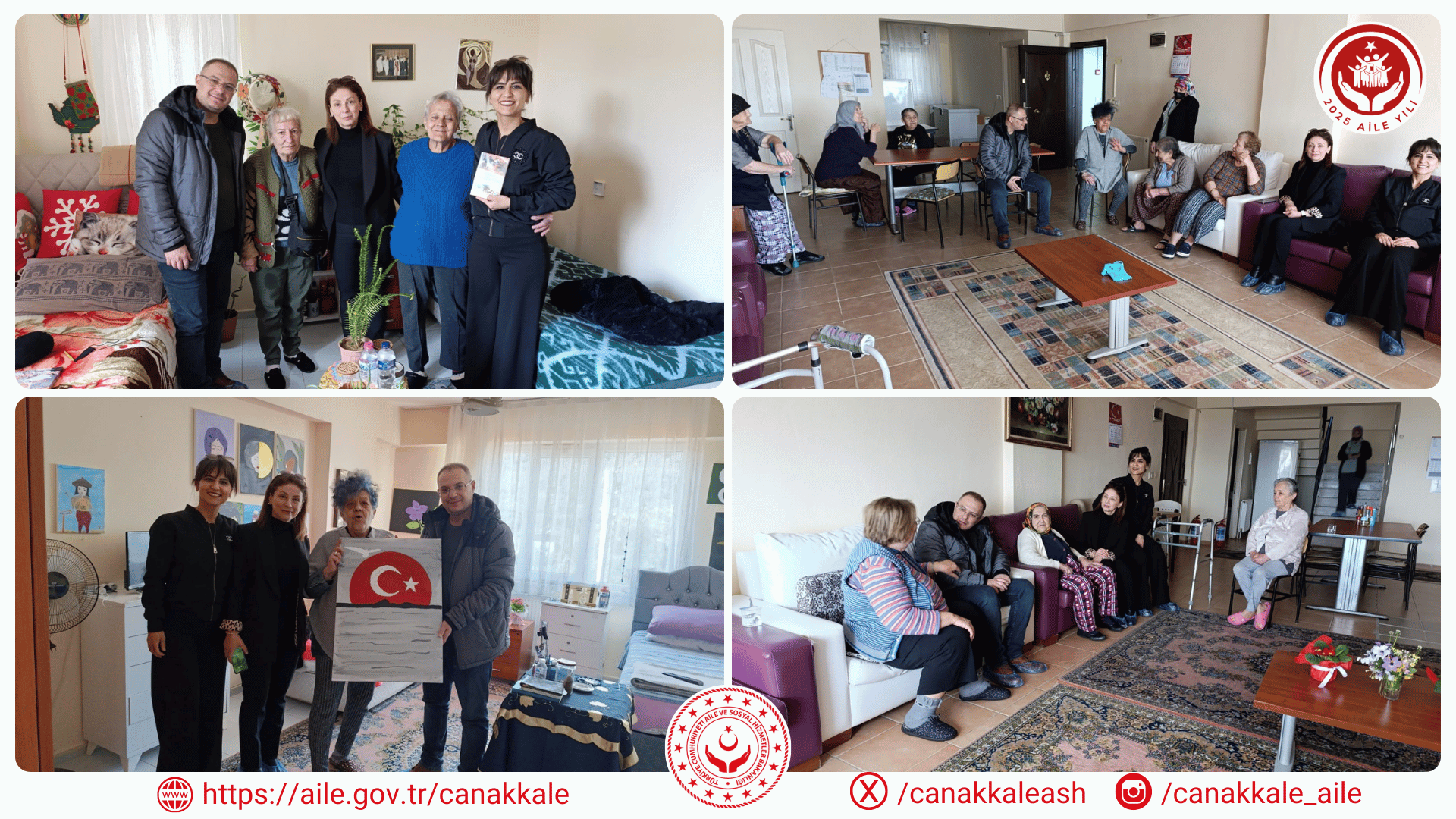 Çan Kaymakamlığından Huzurevi Ziyareti