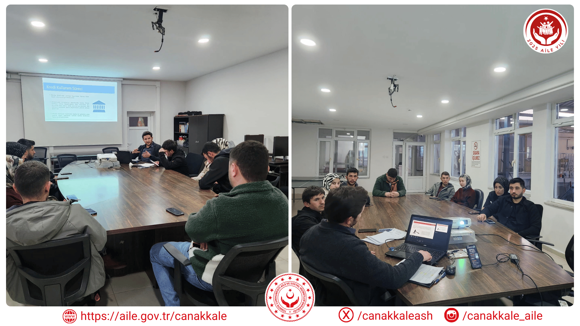 Biga Sosyal Hizmet Merkezi’nden Evlenecek Gençlere Eğitim Programı