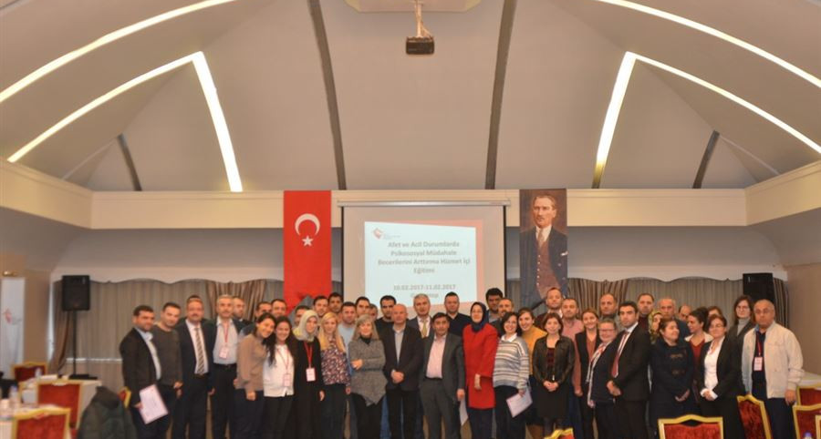 Afet ve Acil Durumlarda Psikososyal Müdahale Becerilerini Arttırma Hizmet İçi Eğitim Programı Gaziantep’te gerçekleştirildi.