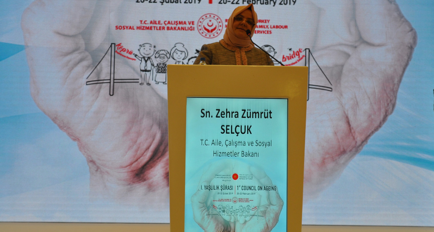 I.Yaşlılık Şurası Aile, Çalışma ve Sosyal Hizmetler Bakanı Zehra Zümrüt SELÇUK’un Kapanış Konuşmasıyla Sona Erdi