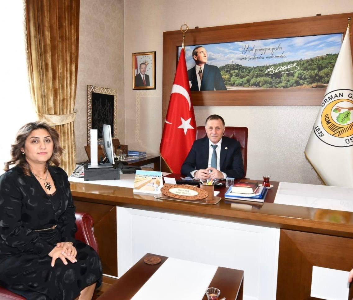 İl Müdürümüz Sayın Emine BÖÇKÜN, Balıkesir Orman Bölge Müdürü Sayın Musa ŞEN’i Makamında Ziyaret Etti. 