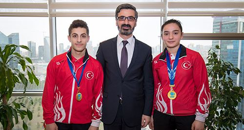 Halter Şampiyonu Sporcularımız Genel Müdürümüzü Ziyaret Etti