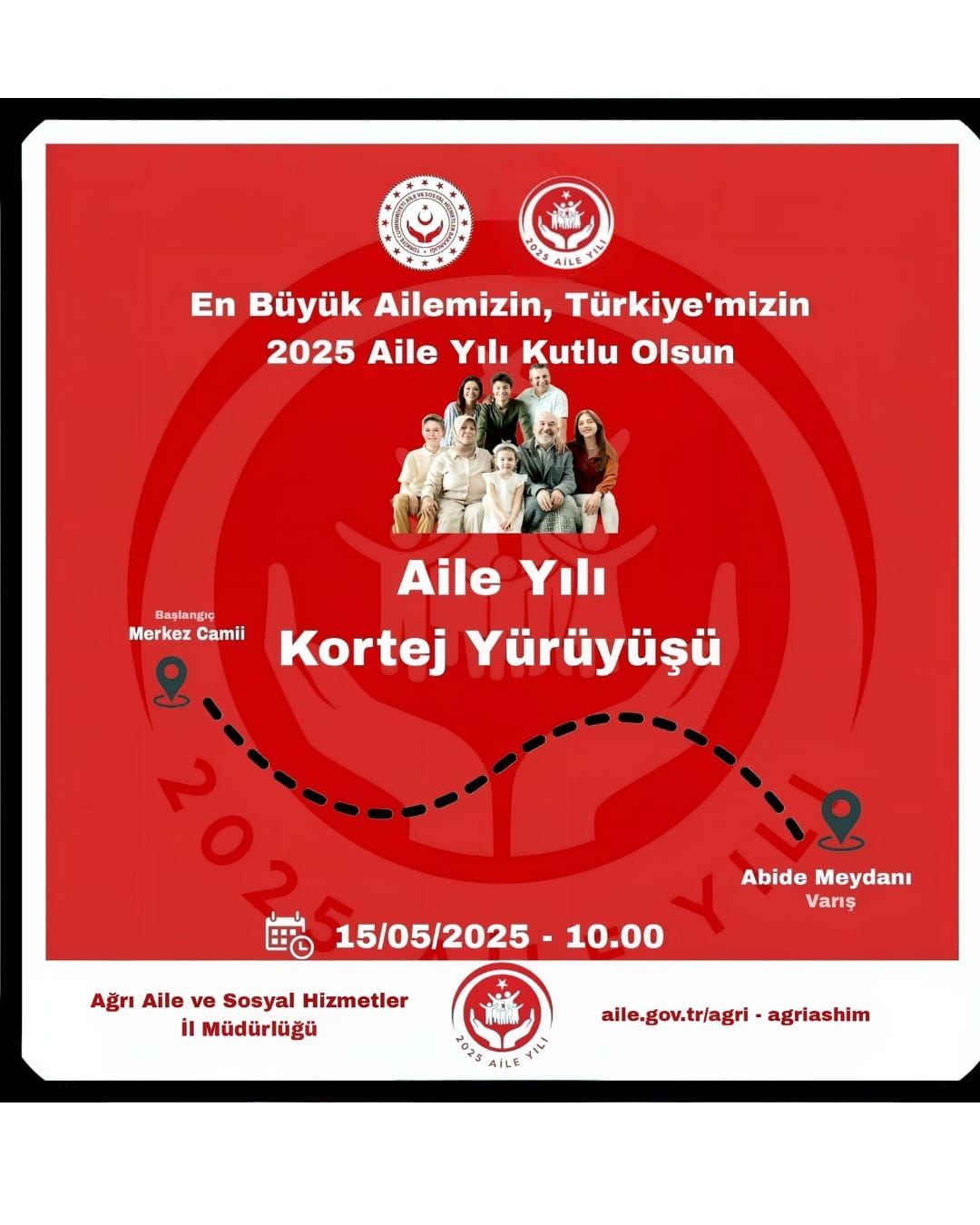 Aile Haftası Kortej Yürüyüşü