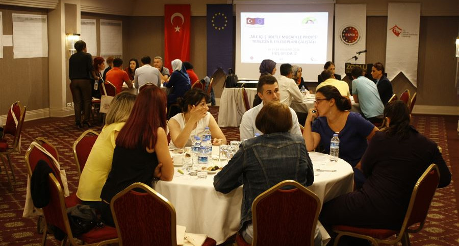 Aile İçi Şiddetle Mücadele Projesi Kapsamında Denizli, Isparta ve Trabzon’da Kadına Yönelik Şiddetle Mücadele İl Eylem Planı Çalıştayları Gerçekleştirildi.