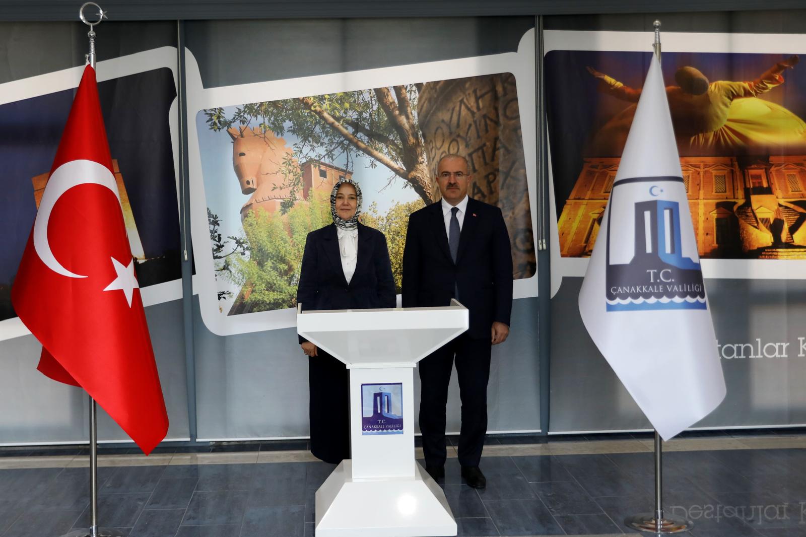 Bakan Yardımcımız Sayın Leman YENİGÜN, Valimiz Sayın Doç. Dr. Ömer TORAMAN’ı Ziyaret Etti