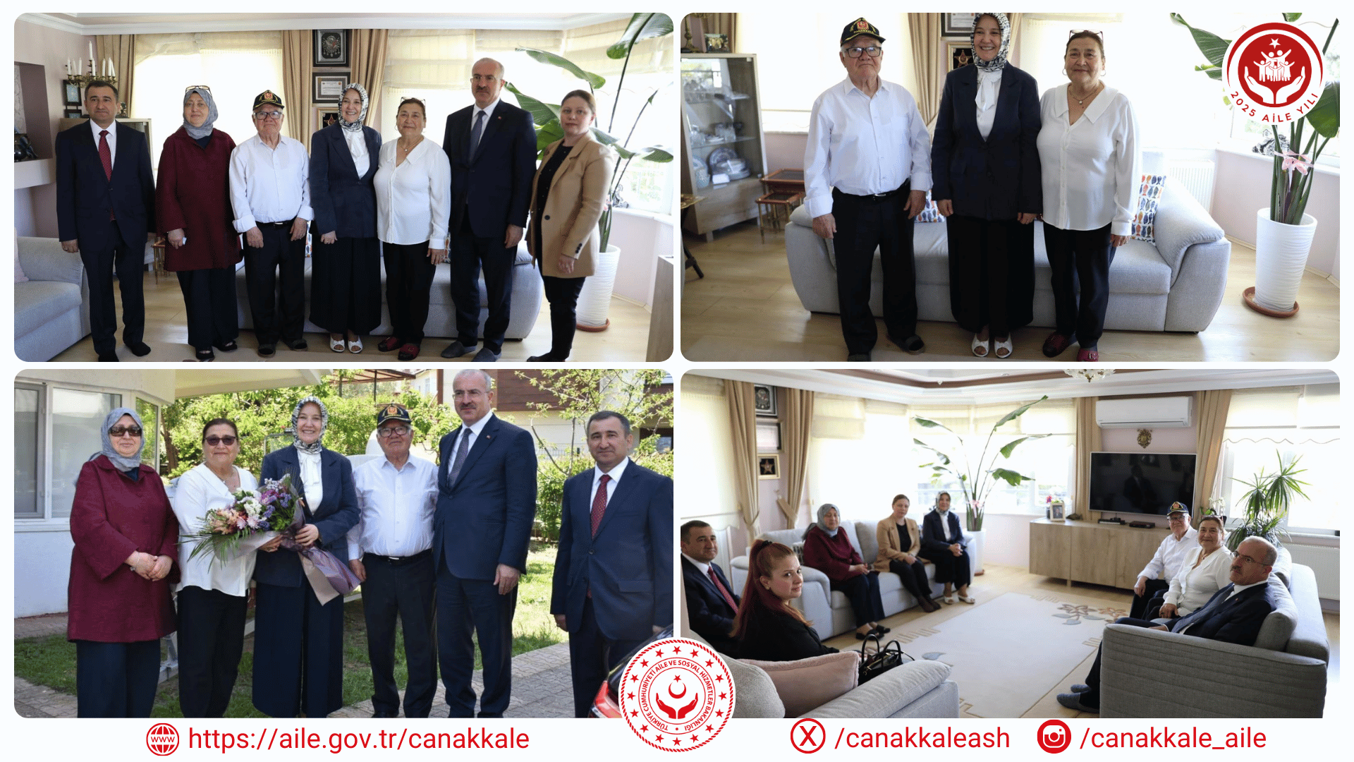 Muharip Gazimiz Ahmet DİKME ve eşi Reyhan DİKME'ye Ziyaret