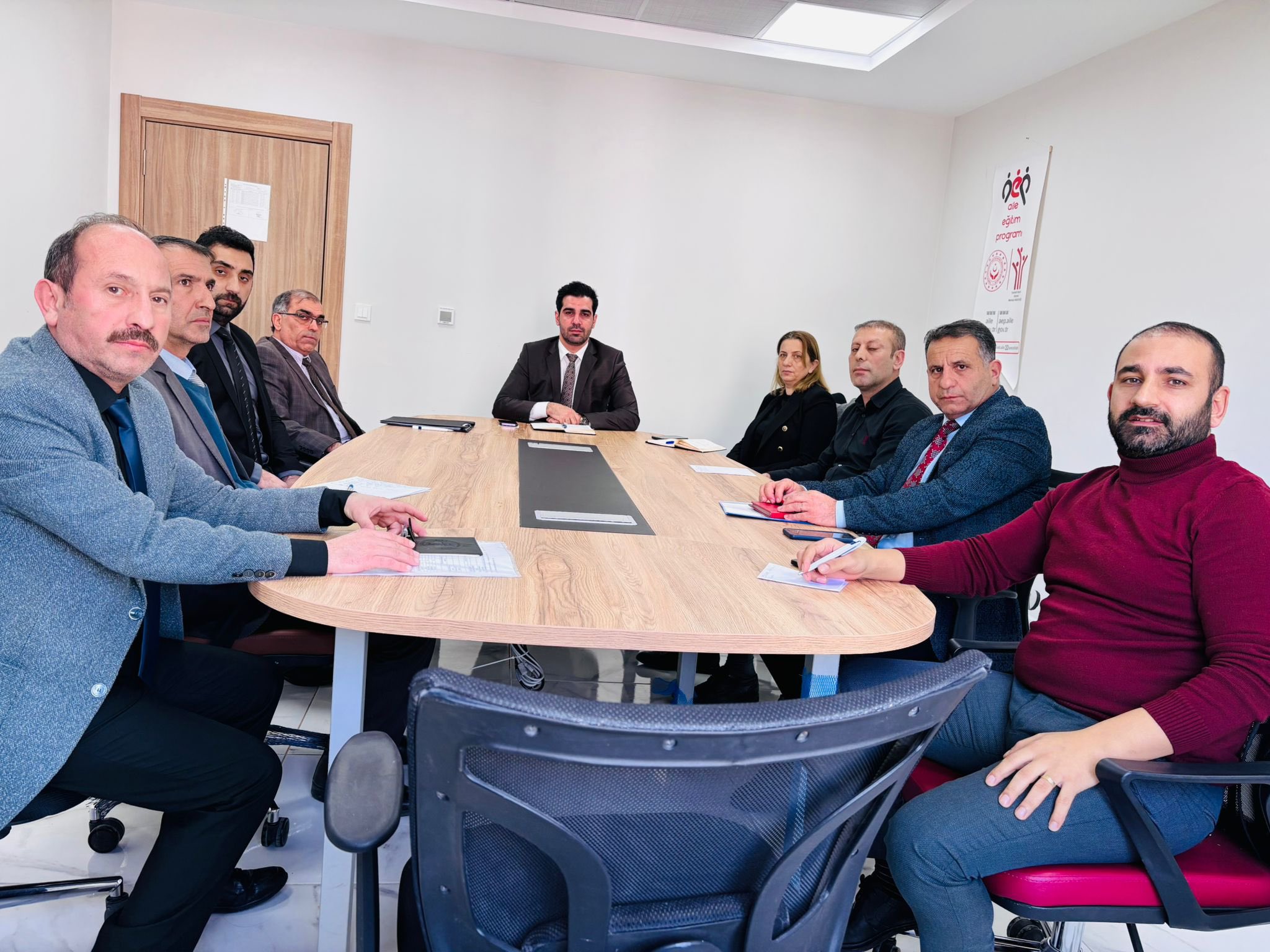 İl Müdürümüz Hüseyin Okan başkanlığında, İl Müdür Yardımcımız ve Kuruluş Müdürlerimiz ile aylık toplantı gerçekleştirilmiştir.